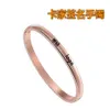 CNC Armband Designer High Quality Love Series Korean Edition Populära Rose Gold 18K Non Fading Titanium Steel Diamond Clasp Signature Armband