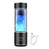 Wasserflaschen Wasserstoff Ionisator tragbarer Generator Glass Trinkbecher Gesunde Geburtstagsgeschenk 300 ml PEM -Technologie reichhaltig