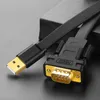 USB to RS232 COM SERIAL DB9 CONVERTER FLAT CABLE WIN10 WIN8 MAC SERVER2008 산업 FTDI FT232