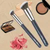 Pincéis Vela.Yue Fundação Centro Brush 2pcs Bruscos de maquiagem definidos para contornar a mistura de maquiagem mineral de creme líquido de mistura