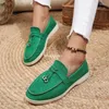 Casual Schuhe Sommer 2024 reiner weicher Sohle bequemer Ladungsanwälte Flat Walk Damen Vielseitige Single-Schuh-Mode Nicht-Schlupf-Frühling Herbst