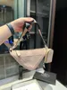 Kvinnor triangel crossbody väska canvas läder handväskor handväska löstagbart handtag rems blixtlås stängning inuti modebrev axelväskor