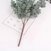 Dekorative Blumen Eukalyptus Stängel künstliche Blätter gefälschte Blattzweige für Home Office Bouquet Herzstück Hochzeitsdekoration