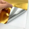 Fensteraufkleber 6pcs/Set gebürstete Metallkleberblätter 12 "x 10" Bündel für Tassen Schreibtisch Dekoration Cricut Craft Cutter Cutter