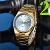 2024 Luxury Mens Mechanical 1853 Mens montres Luxury Watch Fashion Noir Calendrier Gold Bracelet Bracelet Pliage Clasp Master Maly Gifts Couples