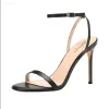 Sandales 2023 Fashion d'été Nouveau super haut talons talons pompes femme chaussures ouverts ouverts à lacets sandales sexy