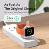 Sandaler ugreen USB Type C Portable Trådlös laddare MFI för Apple IWatch 7 6 SE Magnetic Chargers för Apple Watch Series Type USB C