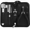 Manicure Set Pedicure Sets Nail Clippers Tools Stainless Steel Professional Nail Scissors Cutter Travel Case Kit