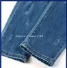 Jeans masculin 2024 Jeans de style rue usé des jeans de trou de trou de trou de mendiant jeans hommes évasé jeans jeans jeans hommes jeans jeans femme évasée jeans évasé jeans hommes