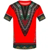 T-shirts pour hommes chemises à cou rond 3d Impression de vêtements ethniques africains T-shirt d'été 2024