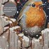 Shower Curtains 3d Christmas Robin In A Hole The Wood Curtain 72x72in With Hooks DIY Pattern Privacy Protection