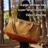 Taschen Outdoor Camping -Aufbewahrung 120L extra Kapazität Zelt Baldachin Werkzeugzubehör Picknick -Kochgeschirr wasserdichte Handtasche Umhängetasche
