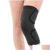 Armbågens knäskydd 1st Fitness Running Cycling Support Sense Elastic Nylon Sport Compression Pad Hylsa för basket Drop Delivery SP OTLPD