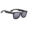 Voboom Wooden Sunglasses Men Black Frame Engraving Letter手作り偏光レンズアイウェアVV 240402