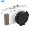 J Camera Auto Lens Cap för DMCLX7LEICA DLUX6 Black Silver SelfRetaining Automatic Protector 240327