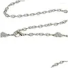 Riemen elegante dames taille riem delicate hart decor ketting jas jurk carrière georiënteerd drop levering dh9zi