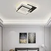 Światła sufitowe Prosty żyrandol LED Nowoczesne lampy Dimmablalna sypialnia prostokąt wewnętrzny Wystrój Oświetlenie Oświetlenie