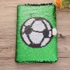 Sequin Football Journal Secret Diary with Lock ، Bookbook Private Journal Notebook Notebook Gifts for Boy