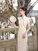 Ethnische Kleidung Mädchen Sommer verbesserte gestickte Spitze Cheongsam Vintage Elegantes Qipao Chinese Traditionelles Kleidungsstück mit kurzer Ärmeln