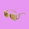 Designer Sunglasses Men Classic Full Rame Square Róż Red Green Oversizes Okulasy Najwyższa jakość Lentes de sol Mujer Gradient Goggle Trendy HG136 C4