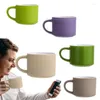Mugs Tea Cup Ceramic Coffee Mug 5pcs Reusable With Handle For Wine Water Beer Whiskey Soup