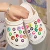 Decorazioni fagioli di cioccolato simpatici decorazioni realistiche arcobaleno per le scarpe per scarpe in resina scarpe scusa