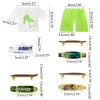 Finger Skateboard avec chaussures Mini scooter jouet doigt Set Fingerard Chaussures et pantalon Finger Skate Board Mini Skateboard Dropship