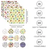 Window Stickers XFX Geometry SubliMation Sheet 12 I Intificible Transfer Ink Patterns Papper som kan utskrivas för mugg -t -shirt