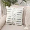 Pillow Simple Geometric Pattern Cover For Refreshing Summer Car Office Home Linen
