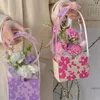 Reportaje de regalos Spring Floral Portable Box Box Pack 6 (32.5x13 cm)