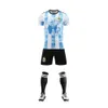 Socceruit da uomo Soccer 23-24 Argentina Commemorative Edition National Squadra Jersey Set per adulti