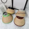 Summer Beach Sun Hat Women Travel Vacation Słomowe czapki