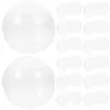 Storage Bags 20 Pcs Multi-purpose Packing Ball Toy Claw Machines Vending Balls Desktop Toys Clear Beaded Small