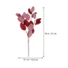 Decorative Flowers Simulated Eucalyptus Leaves Faux Stem Leaf Picks Simulation Artificial Stems Branch Plant Adornments Plants