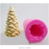 Baking Moulds 1PC Christmas Tree Shaped Silicone Mold For Candle Soap Fondant Cake Tools Chocolate Sugarcraft Deco