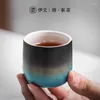 Tasses à thé Créative Master tasse de café Céramique Fixer un single de kaking chinois ménage à la main à la main de thé à la main