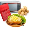 Tools 1PC Red Washable Cooker Bag Baked Potato Microwave Cooking Quick Fast (cooks 4 Potatoes At Once)