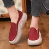 Zapatos informales con plataforma transpirable para Mujer, mocasines planos, Zapatillas Retro poco profundas, deportivas para caminar, correr, viajes, 2024