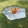 Mat Hexagon Aluminum Film Mat Moisture Proof Waterproof Floor Mat Pad for Outdoor Lawn Camping Picnic Resistant Tearing