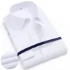 Chemises habillées pour hommes 160 kg à manches longues Classic Business Businel Formal White - Black - Rose-Blue Super Large 8xl- 9xl 10xl-11xl Datation