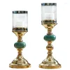 Candle Holders Alloy Candelabras Home Decor Restaurant Romantic Dinner Candles Holder Ornament Candlestick Wedding Decorations