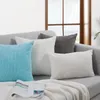 Kudde Corduroy som majskärnor Kasta kudde 40/45/50/55/60/66 cm fast färg Supersoft täcker hem vardagsrummet soffa dekor