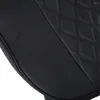 Bilstol täcker mjuk andningsbar svart pu läder framkudd kudde universal för auto lastbil non-halk