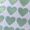 Party Decoratie 300 % Handgemaakt met liefde Lange Kraft Seal Sticker Vintage "Handmade Love" Paper Scrapbooking Lable