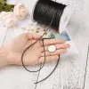 Components 1 Roll 0.5mm 1mm 1.5mm 2mm 3mm Environmental Korean Waxed Polyester Cord Beading Thread Braided Rope String Jewelry Findings