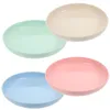 Ensembles de vaisselle 4 PCS PLAQUE COUVRIEURS PLASTIQUES SALADE SERVICE PLATES PLATTER