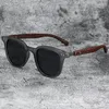 Óculos de sol 1pc retro para homens copos de moda vintage mulheres tonalidades de madeira de luxo Sonnenbrille acessórios de óculos