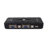 2024 KVM Switcher 4-Port Manuel VGA Switcher USB Multi-port Convertisseur 4 dans 1 Out KVM Switcher d'ordinateur KVM 1440p Résolution PowerFor VGA USB Multi Port Converter