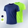 T-shirt maschile uomini veloci a manica corta maglietta sportiva maglie da ginnastica per ginnastica per allenamento per maglietta da corsa per adolescenti