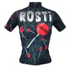 Rosti Women Cycling Top Summer Mountain Bicycle Abbigliamento Maillot Ciclismo Shirt per squadra di bici MTB a manica corta 240403